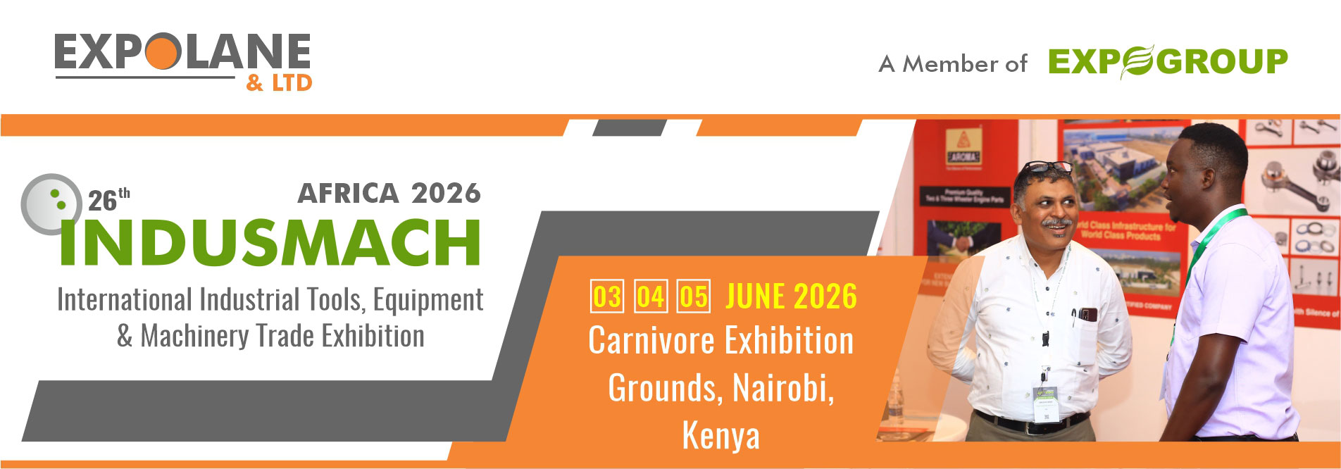 Indusmach Kenya 2026 Banner